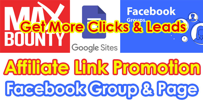 Promote Maxbounty Affiliate Offer Links on Facebook