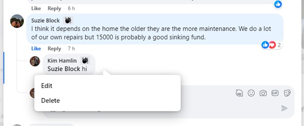 facebook comment link without getting spam or blocked deleted