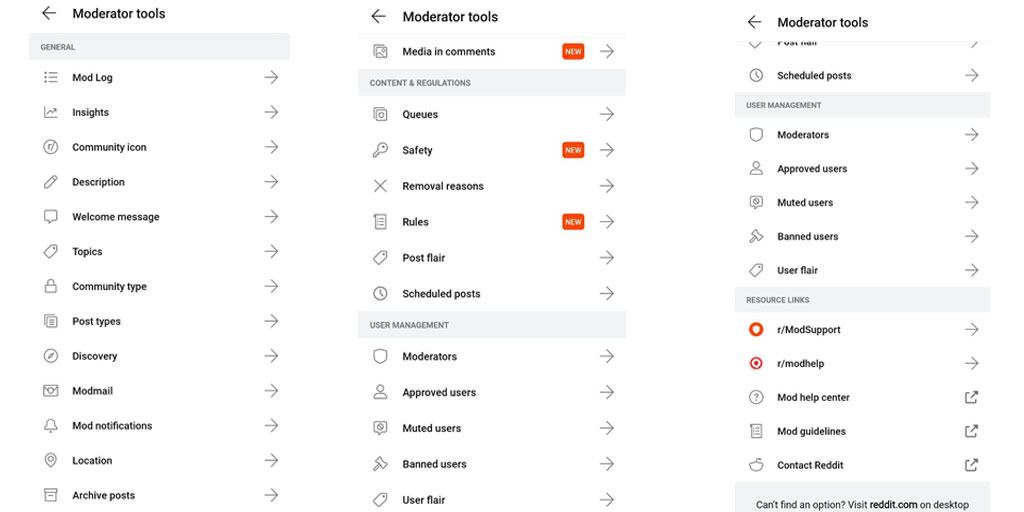 Reddit-Subreddit-community-moderator-tools